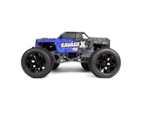HPI Savage X 4.6 GT-6 RTR 1/8 4x4 Off-Road Nitro Monster Truck (Blue)