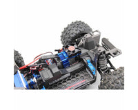 Hot Racing Aluminum Motor Heat Sink for Traxxas Mini Maxx/XRT (Blue) w/35mm Fan