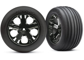 Traxxas All-Star 2.8" Black Chrome Wheels & Alias Tires (2)