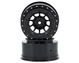JConcepts 12mm Hex Hazard Short Course Wheels (Black) (2) (Slash Rear)