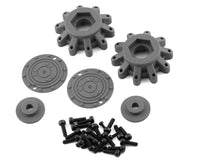 JConcepts Aggressor 2.6x3.8" Monster Truck Wheel (Silver) (2) w/17mm Hex