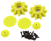 JConcepts Aggressor 2.6x3.8" Monster Truck Wheel (Yellow) (2) w/17mm Hex
