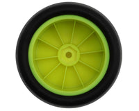 JConcepts Smoothie 3 2.2" Pre-Mounted Rear Buggy Tires (Yellow) (2) (Green) w/12mm Hex