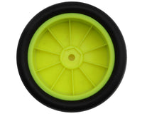 JConcepts Smoothie 3 2.2" Pre-Mounted 2WD Front Buggy Tires (Yellow) (2) (Green) w/12mm Hex