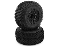JConcepts Choppers 2.9" Monster Truck Pre-Mounted Tires (Platinum) (Black) (2) (Kraton® 4S/Maxx®) w/17mm Hex
