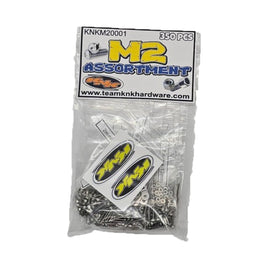 KNK  M2 Assortment Bulk Screw Bag - 350 Piece Stainless Bulk Hardware Bag