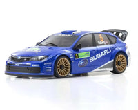 Kyosho MA-020 AWD Mini-Z ReadySet w/2008 Subaru Impreza WRC Rally Body (White/Blue)