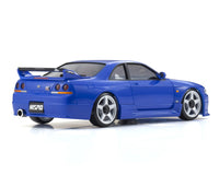 Kyosho MA-020 AWD Mini-Z ReadySet w/Nissan Skyline GT-R R34 V. Spec II Nur Body (Metallic Blue)