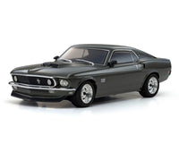 Kyosho Fazer Mk2 1969 Ford Mustang Boss 429 Electric 4WD 1/10 RTR Touring Car (Black Jade)