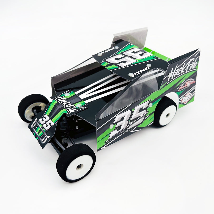 DRT tinyklash low 西濃ハリヨ　bフェス HackFab Sail Panel EDM body for Losi Micro-B| HackFab Hobbies