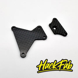 HackFab Bolt-On Sprint Car Cage Mount (Carbon Fiber) for Losi Mini-B