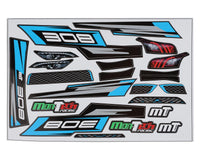 Mon-Tech Racing 308 1/10th Mini Body (Clear) (165mm)
