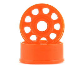 NEXX Racing Mini-Z 2WD 9 Spoke Front Rim (2) (Neon Orange) (2mm Offset)