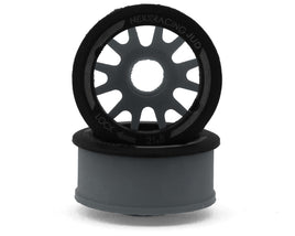 NEXX Racing Mini-Z RWD "JUD" EVO Front Threaded Side-Wall Carbon Fiber Rims (2mm Offset) (Grey) (2)