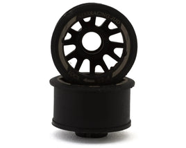 NEXX Racing Mini-Z "JUD" EVO Rear Threaded Side-Wall RWD Carbon-Fiber Rims (3mm Offset) (Black) (2)