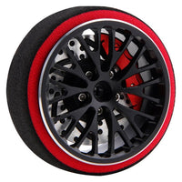 Powerhobby Metal Steering Transmitter Wheel RED FOR Traxxas TQI Radio