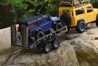 Powerhobby 1/18 1/16 Metal Trailer with Lights Silver FOR Traxxas TRX-4M