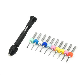 Powerhobby 1.1 - 2.0mm Precision Shock Piston Drill Bit / Hand Drill set