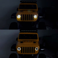 Powerhobby SCX24 Jeep Front Headlights with mount 1/24