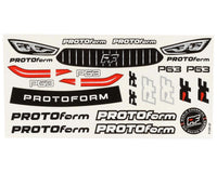 Protoform P63 1/10 Touring Car Body (Clear) (190mm) (Light Weight)