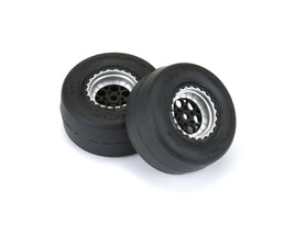 Pro-Line Losi 1/16 Mini Drag Reaction Rear Pre-Mounted MTD Tires (8mm) (2) (Soft) w/Showtime+ Wheels