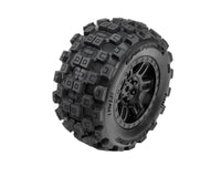 Pro-Line Arrma Mini Kraton Badlands Pre-Mounted Tires w/Split Six Wheels (Black) (2) w/12mm Hex