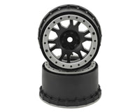 Pro-Line Impulse Pro-Loc Wheels (Black w/Stone Gray Rings) (2) for Traxxas X-Maxx