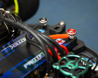 ProTek RC Twist Lock Adjustable Bullet Plug Grips w/5mm Bullets (Black/Blue)