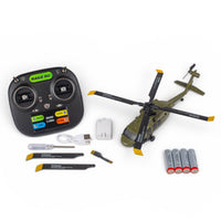 RAGE Hero-Copter BL, 4-Blade Brushless RTF Heli; Army
