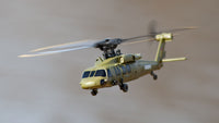 RAGE Hero-Copter BL, 4-Blade Brushless RTF Heli; Army