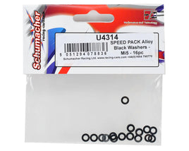 Schumacher SPEED PACK Aluminum Washer (Black) (16)