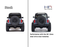 Hot Racing +2mm Steel Drive Stub SCX30