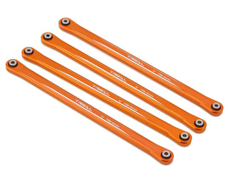 Treal Hobby Losi LMT Aluminum Upper 4-Link Bar Set (Orange) (158.5mm)