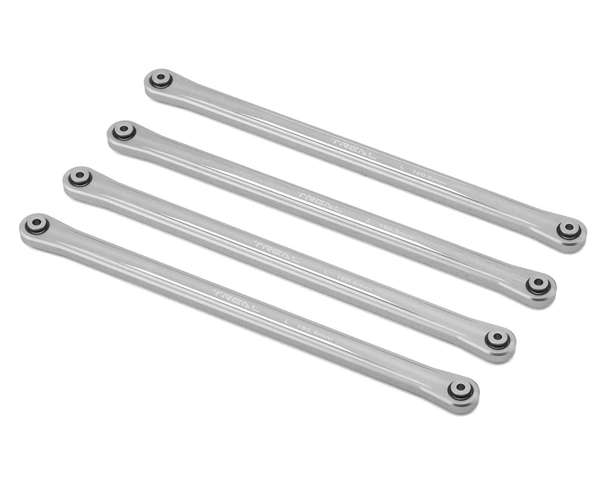 Treal Hobby Losi LMT Mega Aluminum Lower 4-Link Bar Set (Silver) (160 ...
