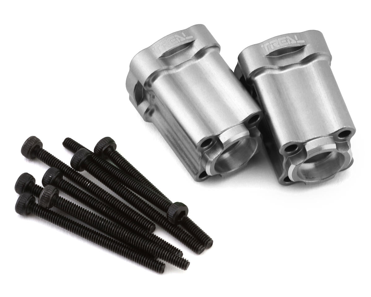 Axle Mount Treal Hobby Losi Mini LMT Aluminum Rear Hub Axle Mounts (Silver) (2 ...