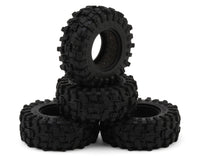 Treal Hobby 0.7" Trailburner Fang Grip Micro Rock Crawler Tires (4) (SCX30/Ascent-32)