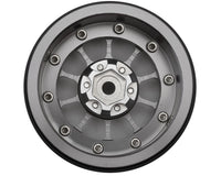Treal Hobby 2.2" Type-A Aluminum 1/10 Rock Crawler Beadlock Wheels (Titanium) (2) (115g ea)