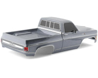 Traxxas TRX-4 '79 Chevrolet K10 Pick Up Pre-Painted Body Set (Silver) w/Clipless Mounts & Chrome Bumpers