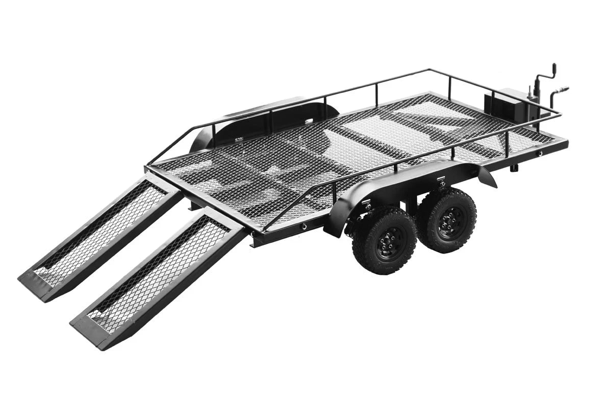 Powerhobby 1/10 Scale Full Metal Trailer with LED Lights| HackFab Hobbies