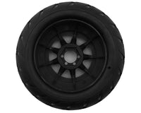UpGrade RC Street Radials 2.2" Pre-Mounted On-Road Tires for Traxxas® Mini Maxx® & Mini XRT® (2) w/12mm Narrow, 12mm Wide, & 14mm Hexes