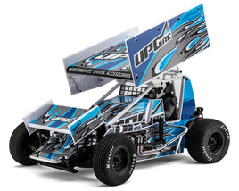 UpGrade RC "Flame" Wrap Graphic Set for Losi® 22S™ Sprint Car (Blue)