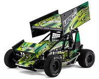 UpGrade RC "Flame" Wrap Graphic Set for Losi® 22S™ Sprint Car (Green)