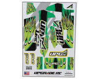 UpGrade RC "Flame" Wrap Graphic Set for Losi® 22S™ Sprint Car (Green)