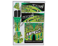 UpGrade RC "Flame" Wrap Graphic Set for Losi® 22S™ Sprint Car (Green)