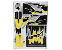 UpGrade RC "Velocity" Wrap Graphic Set for Losi® 22S™ Sprint Car (Yellow)