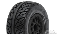 Pro-Line Street Fighter SC Tires w/Renegade Wheels (2) (Slash Rear) (Black) w/12mm Hex