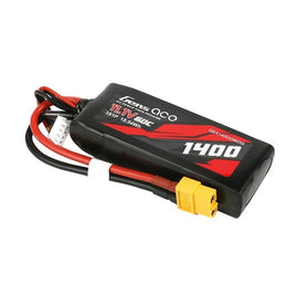 Gens Ace 3s LiPo Battery 60C (11.1V/1400mAh) w/XT-60 Connector