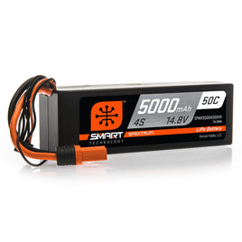 Spektrum RC 4S Smart Hardcase 50C LiPo Battery w/IC5 Connector (14.8V/5000mAh)