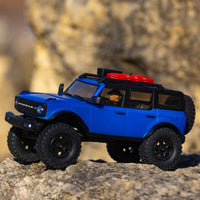 Axial SCX24 2021 Ford Bronco Hard Body 1/24 4WD RTR Scale Mini Crawler (Blue) w/2.4GHz Radio