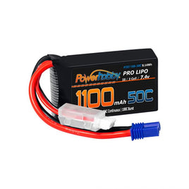 Powerhobby 2S 1100mAh 50C LiPo Battery w EC2 Plug : Losi Mini-B Mini-T 2.0 JRX